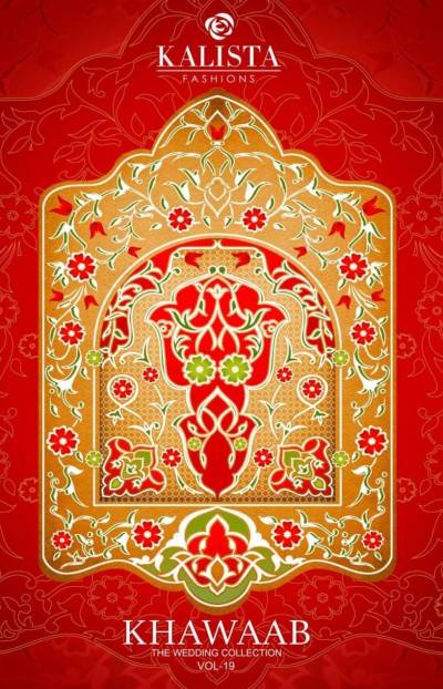 Khwaab Vol 19 By Kalista Designer Bridal Saree Collection